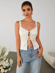 Sexy Lace Strappy Mini Top
