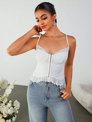 Lace Stitched Top