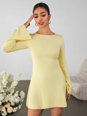 Slim Sexy Solid Color Dress