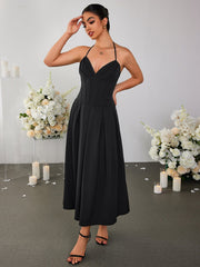 Suspender Sexy Midi Dress