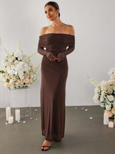 Temperament Slim-Fitting Mesh Strapless Dress