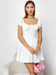 Scoop Neck Skater Dress