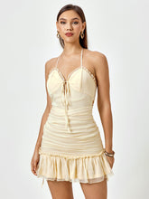 Ruched Mini Dress