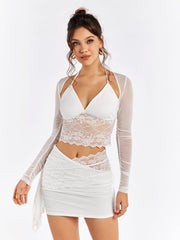 Lace Illusion Dress