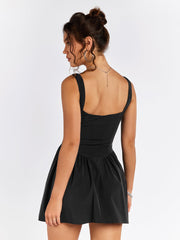 Tie-Front Skater Dress