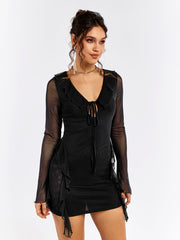 Sheer Elegance Bodycon Dress