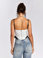 Monochrome Corset Top