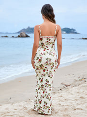 Resort Beach Retro Vibe Floral Dress