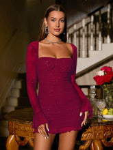 Midnight Sparkle Mini Dress