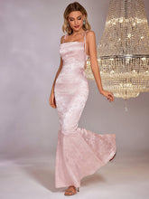 Blossom Satin Gown Dress
