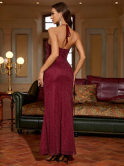 Glitter Evening Gown Dress
