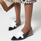 Closed-toe Tassel Flats Pointed Toe Sandals