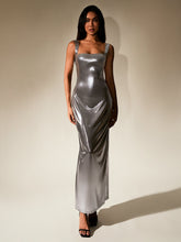 Sexy Sleeveless Backless Ruched Bodycon Strap Maxi Dress