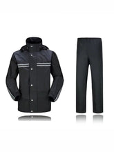 Solid Waterproof Jacket With Pants