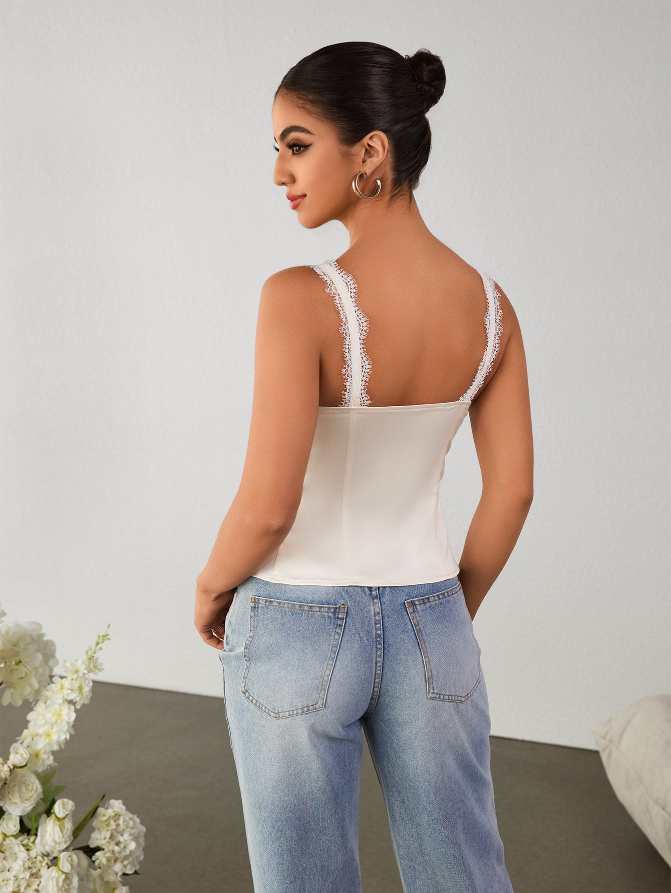 Sexy Lace Strappy Mini Top