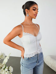 Lace Stitched Top