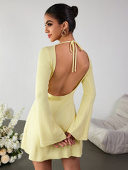 Slim Sexy Solid Color Dress