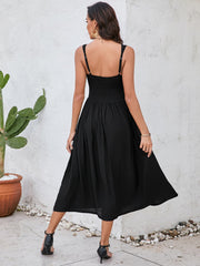 Simple And Fashionable Solid Color Slip Dress