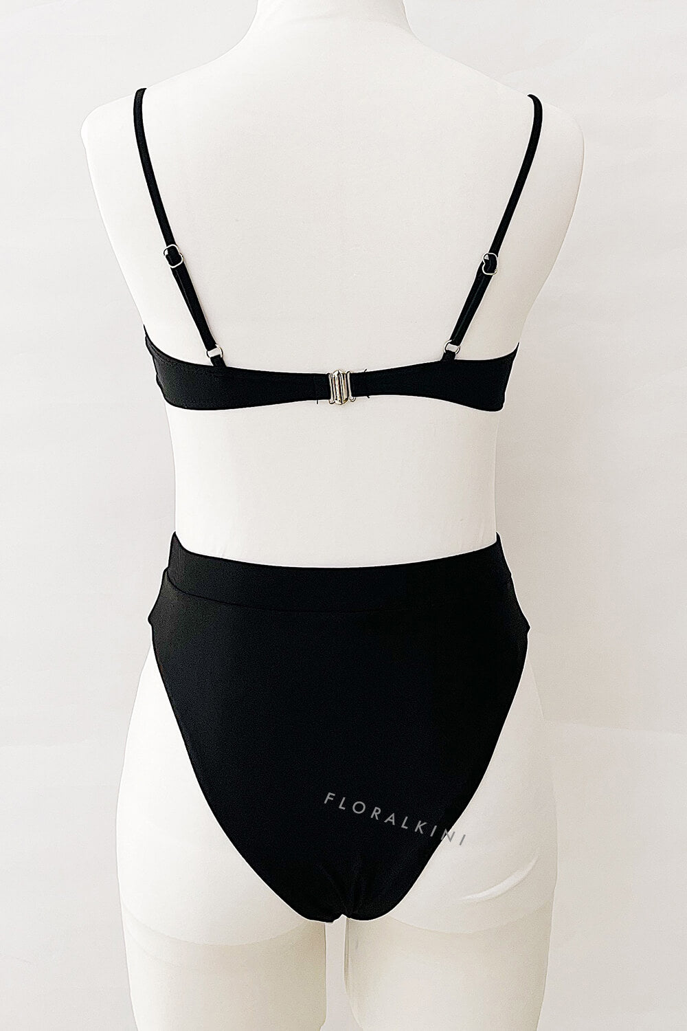 Black High Waist Bikini Bottom