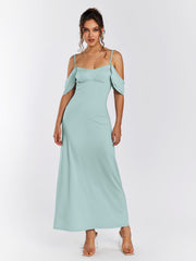 Cold Shoulder Maxi Dress