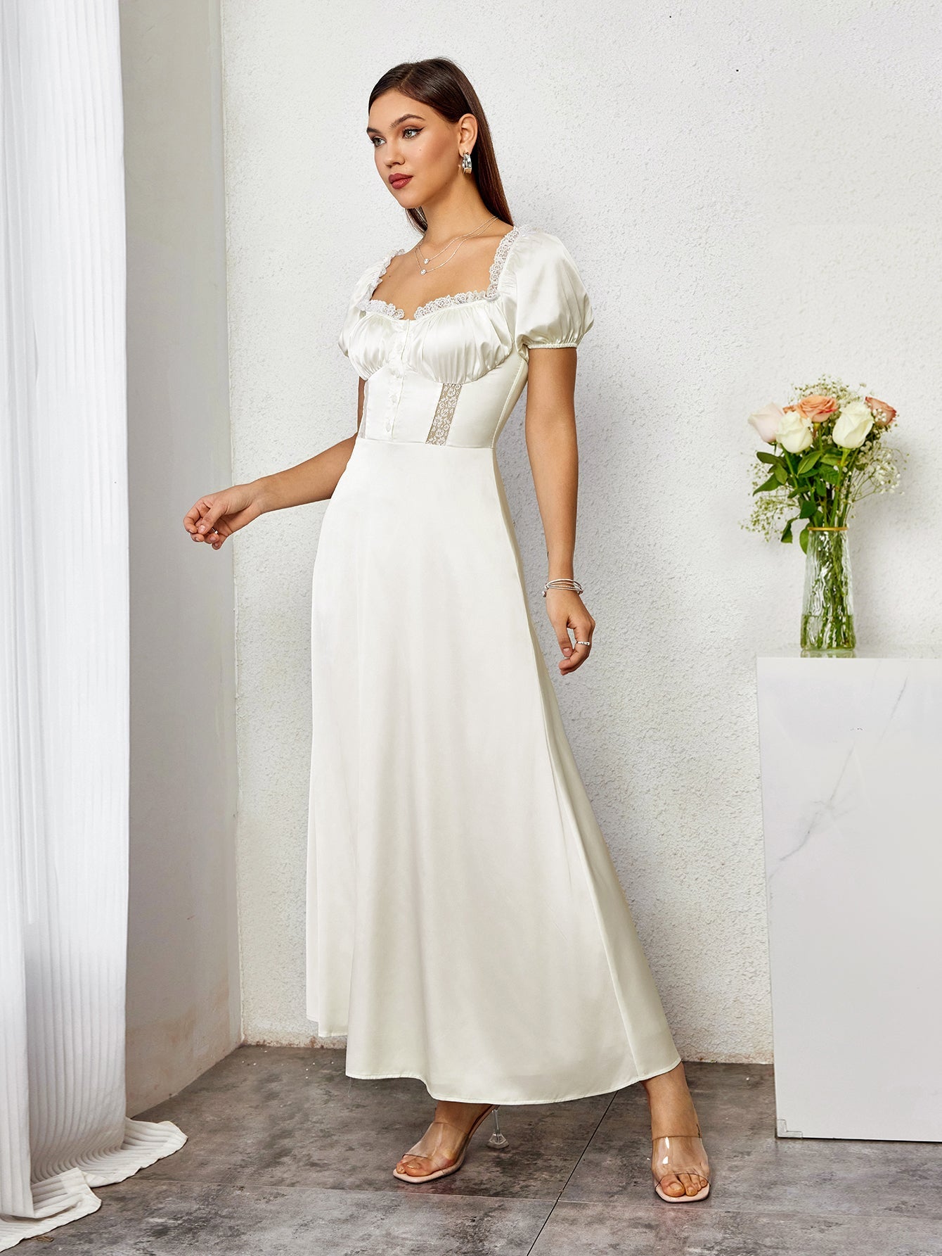 Regal Romance Midi Dress