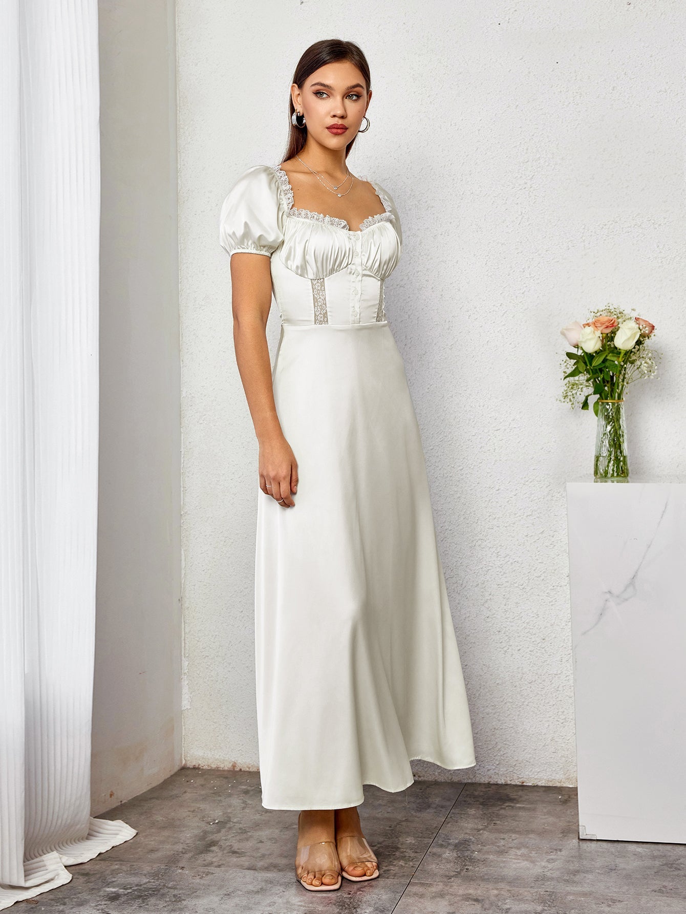Regal Romance Midi Dress