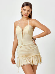 Ruched Mini Dress