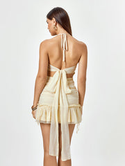 Ruched Mini Dress
