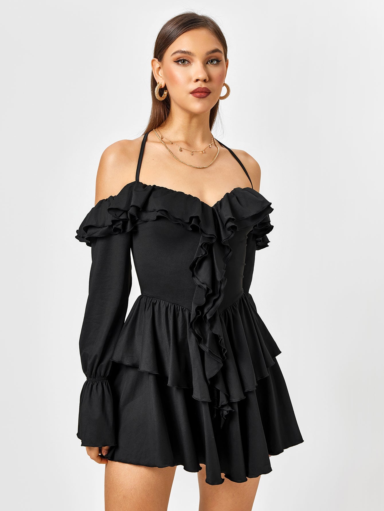 Ruffle Romance Mini Dress