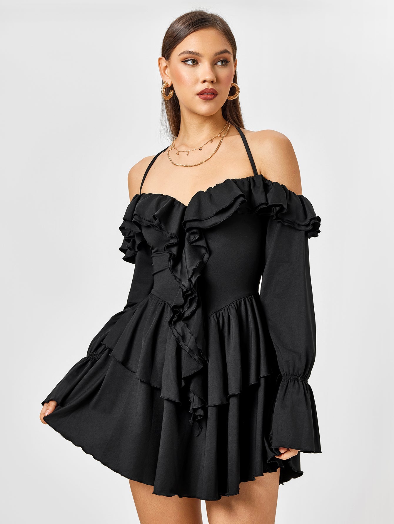 Ruffle Romance Mini Dress