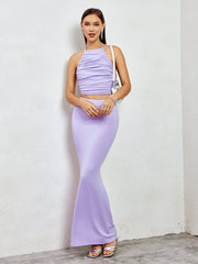 Halter Crop Top & Maxi Skirt Set