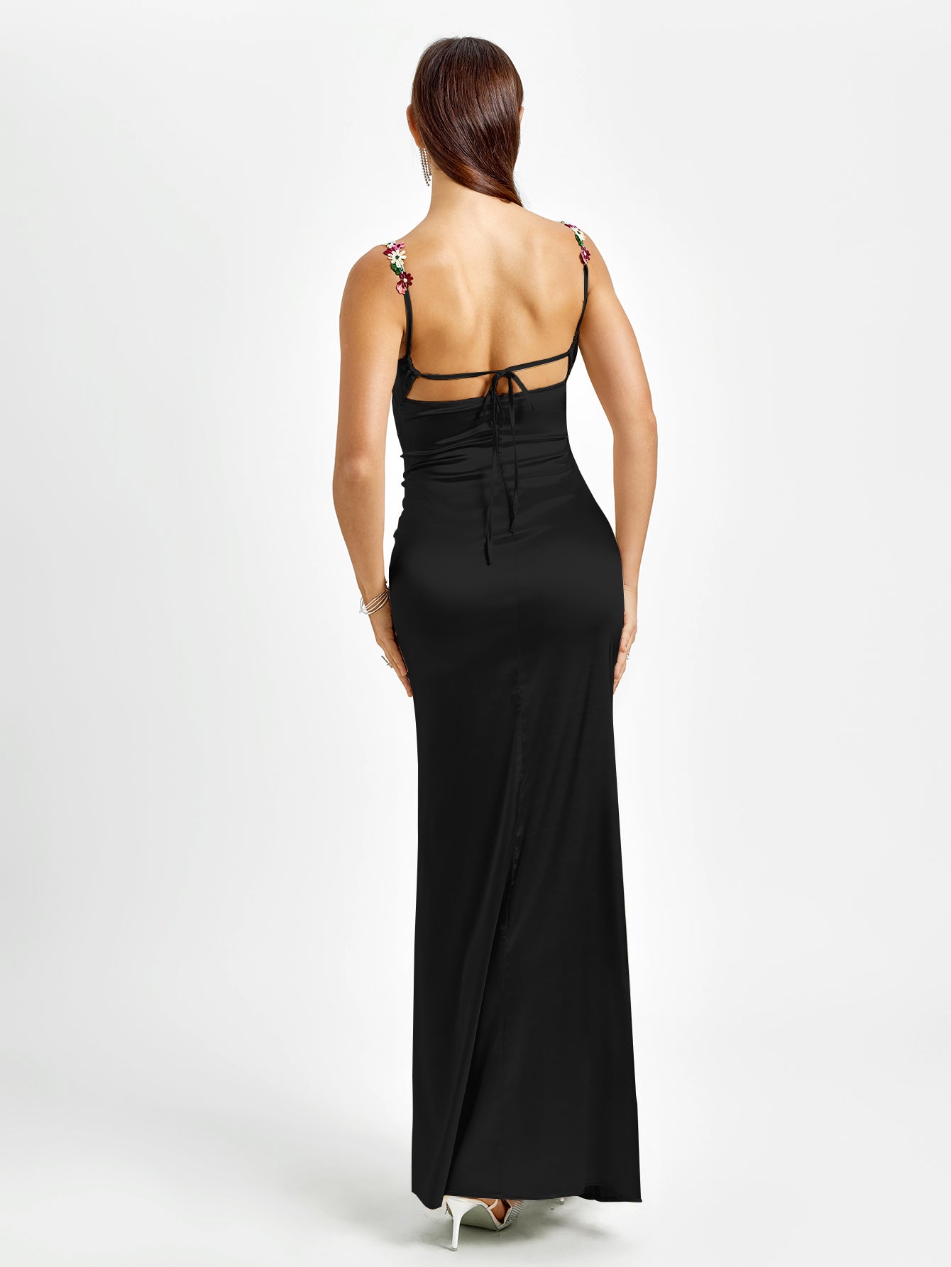 Elegance Satin Evening Gown Dress