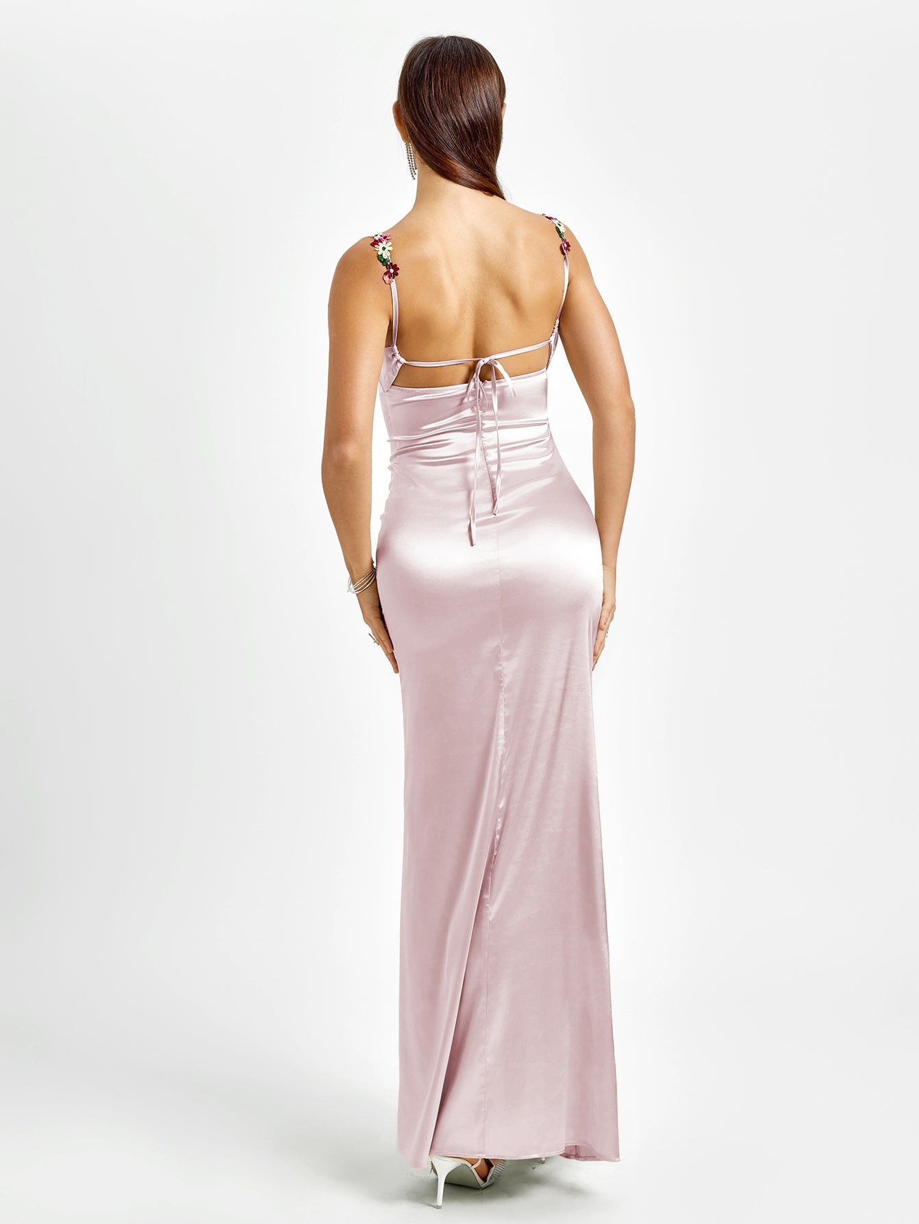 Elegance Satin Evening Gown Dress