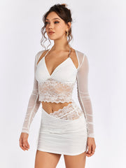 Lace Illusion Dress