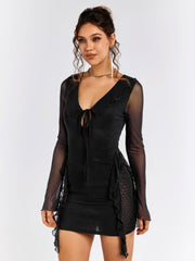 Sheer Elegance Bodycon Dress