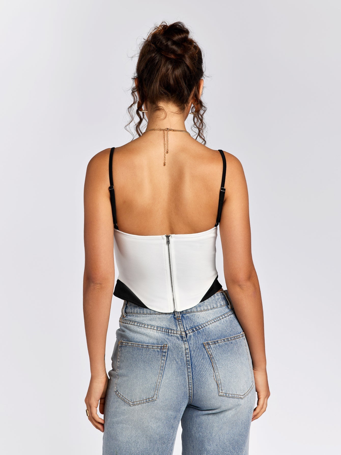 Monochrome Corset Top