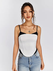 Monochrome Corset Top