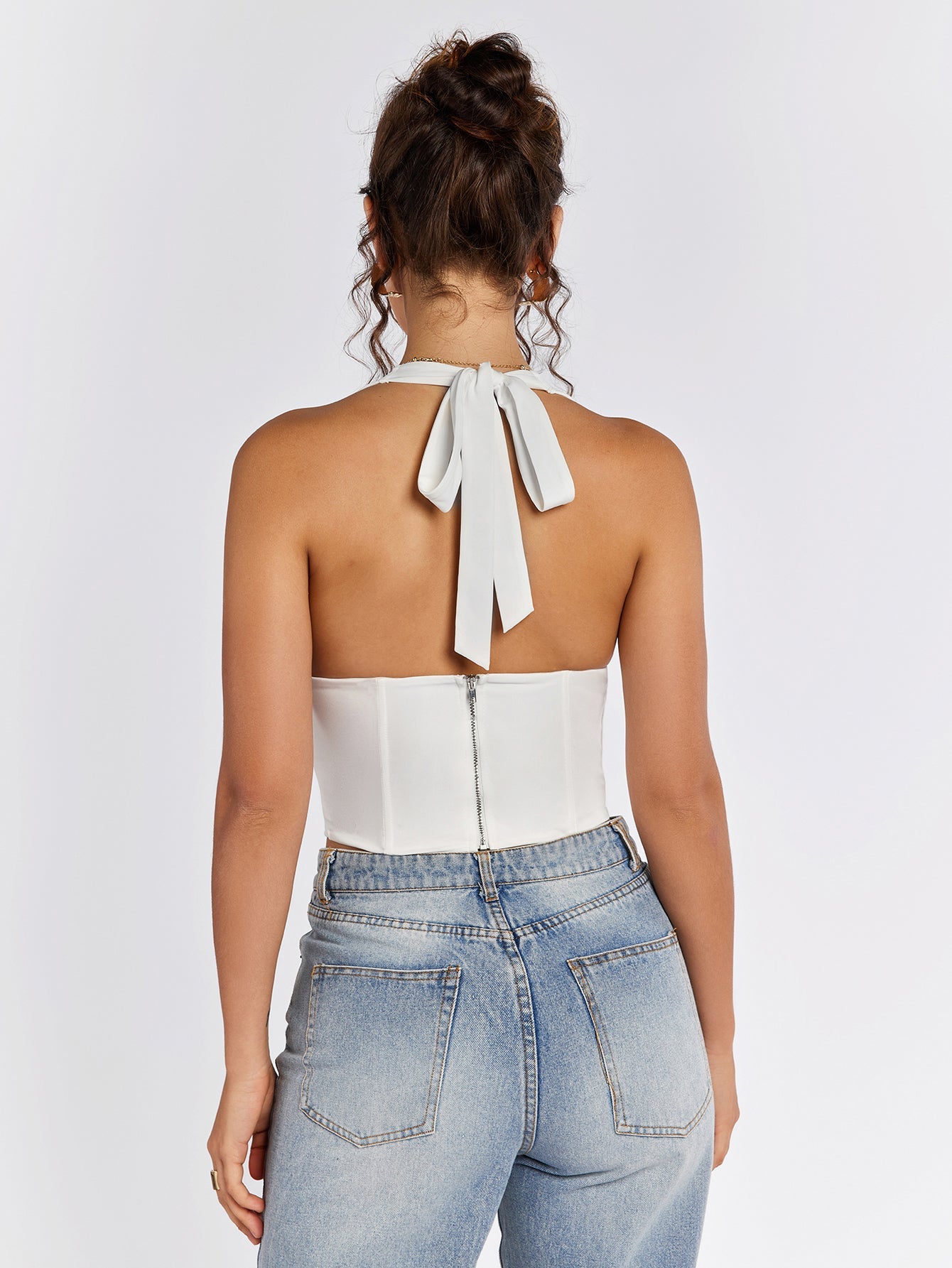 Tie-Back Corset Top