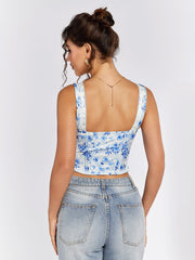 Lace-Up Corset Top