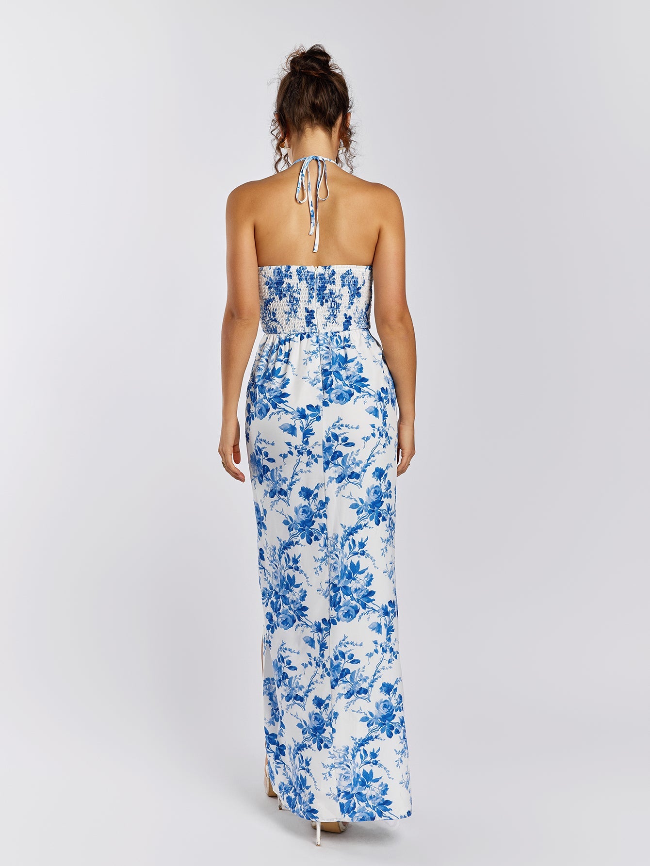 Summer Serenity Floral Maxi Dress