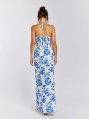 Summer Serenity Floral Maxi Dress