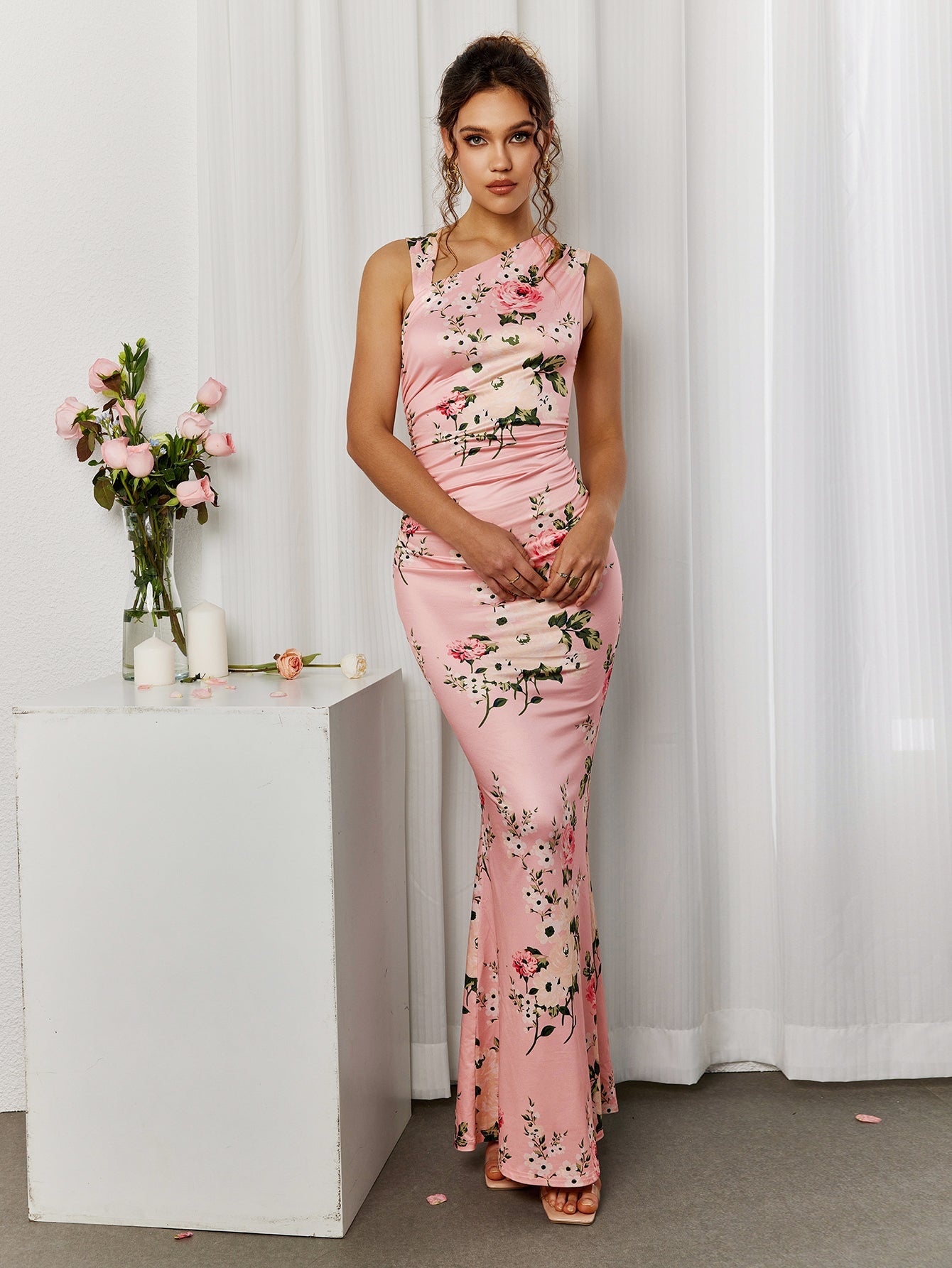 Blossom Mermaid Gown Dress