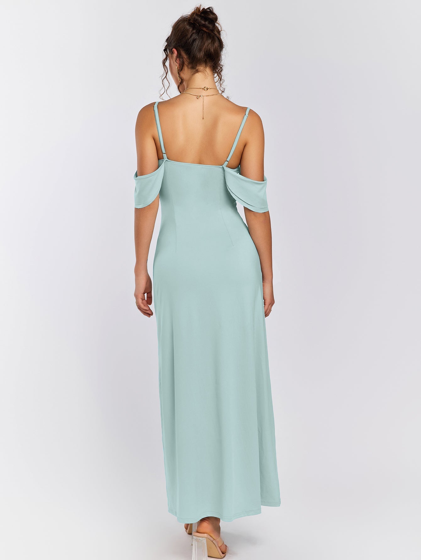 Cold Shoulder Maxi Dress