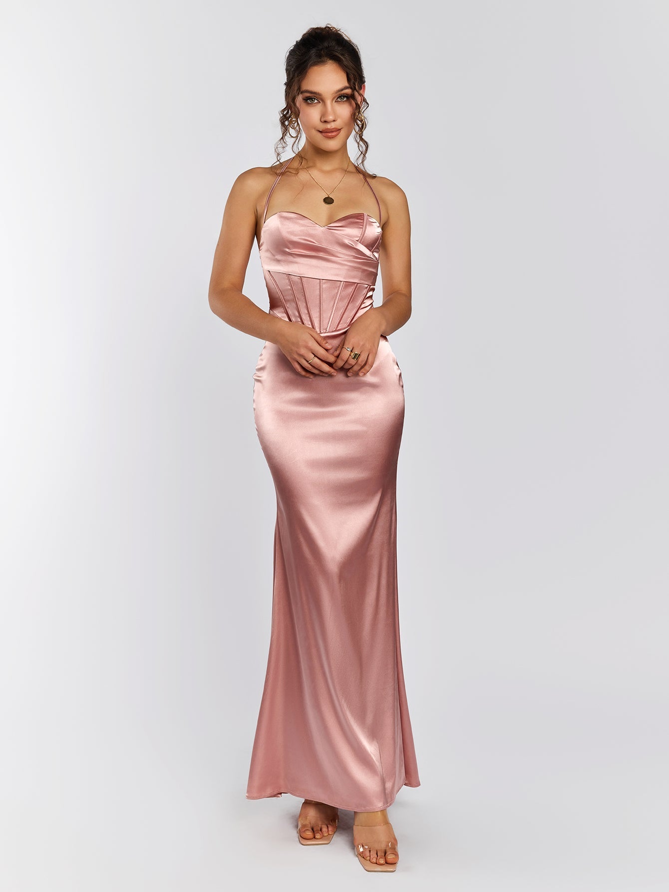 Radiance Satin Gown Dress