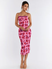 Lace-Trimmed Sheath Dress