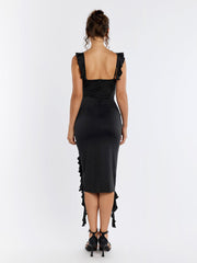 Ruffle Cascade Dress