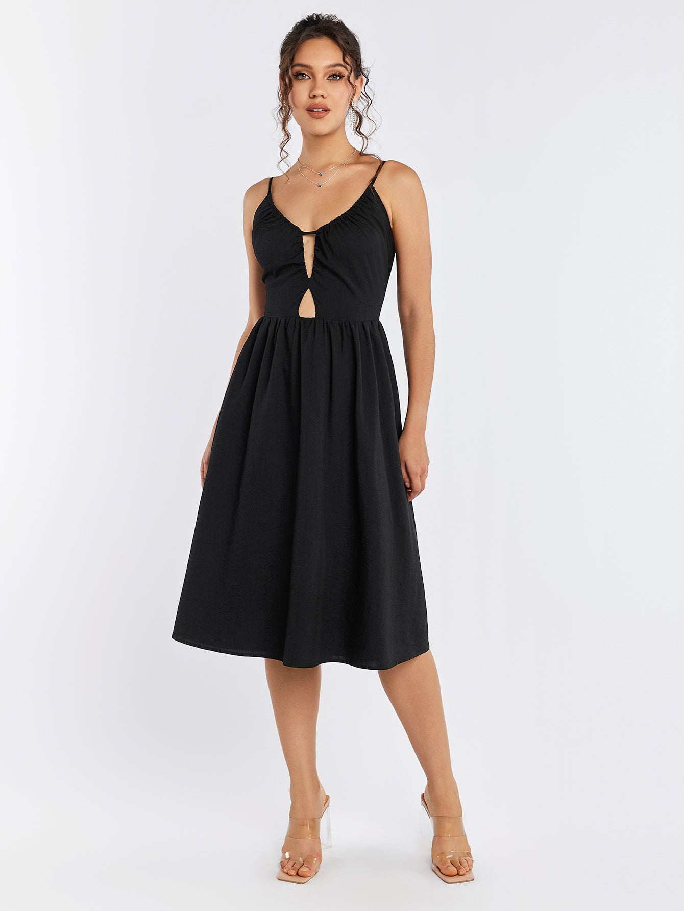 Keyhole Midi Dress