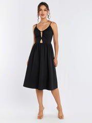 Keyhole Midi Dress