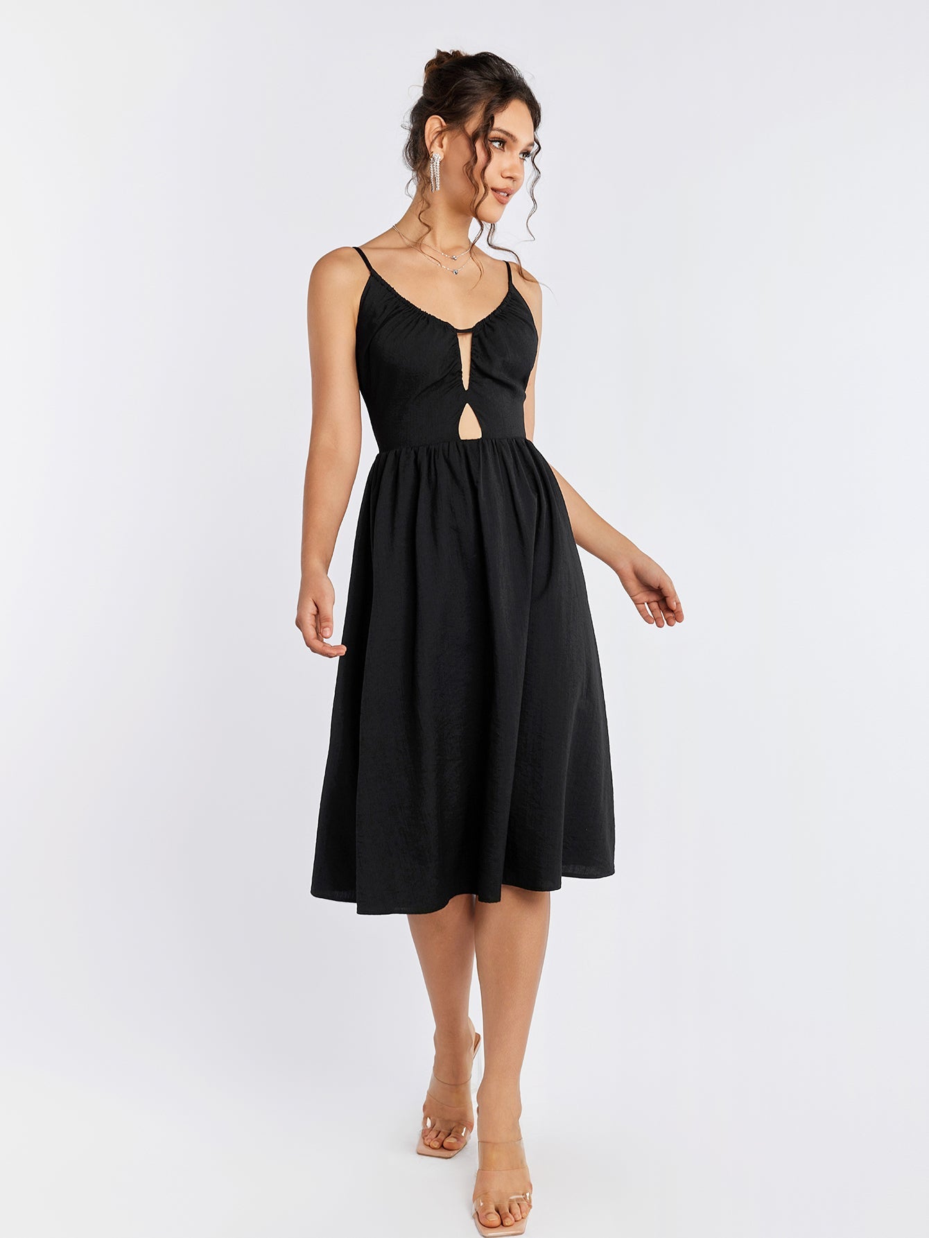 Keyhole Midi Dress