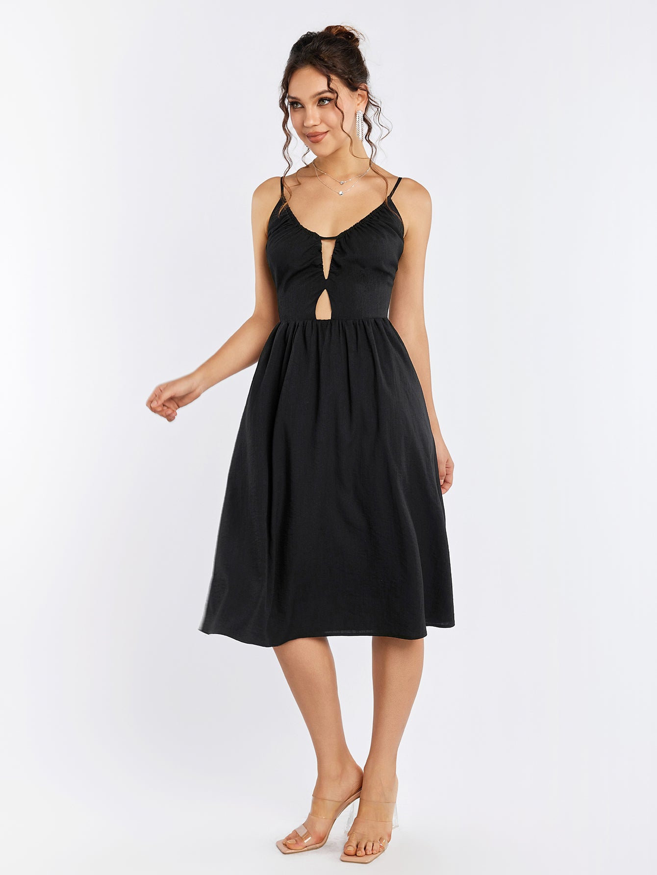 Keyhole Midi Dress